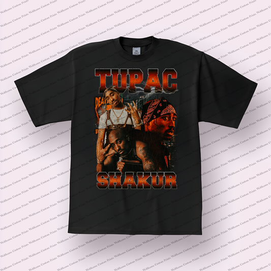 Tupac Distressed Graphic Tee