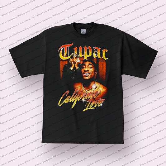 Tupac Distressed Graphic Tee