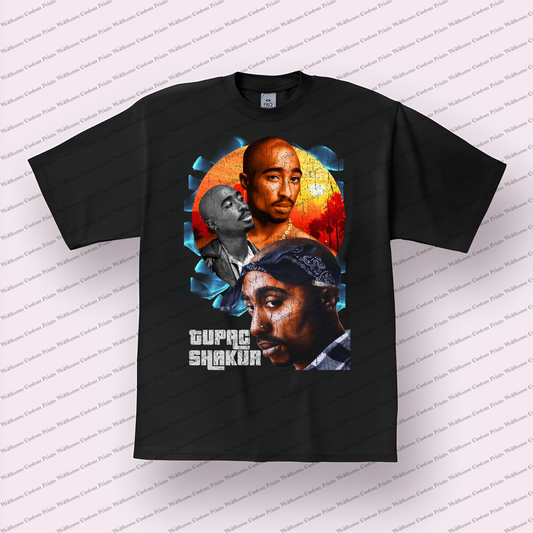 Tupac Distressed Graphic Tee