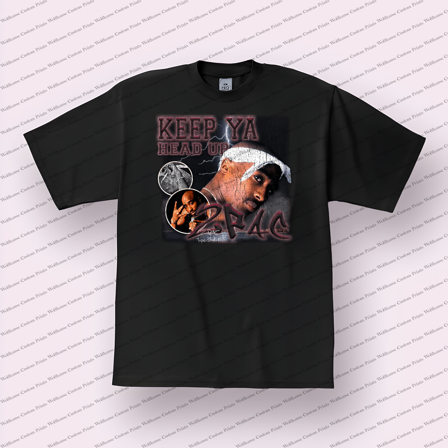 Tupac Distressed Graphic Tee
