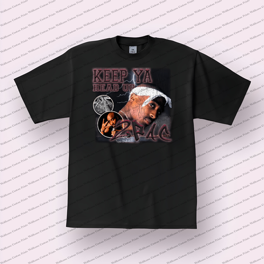 Tupac Distressed Graphic Tee