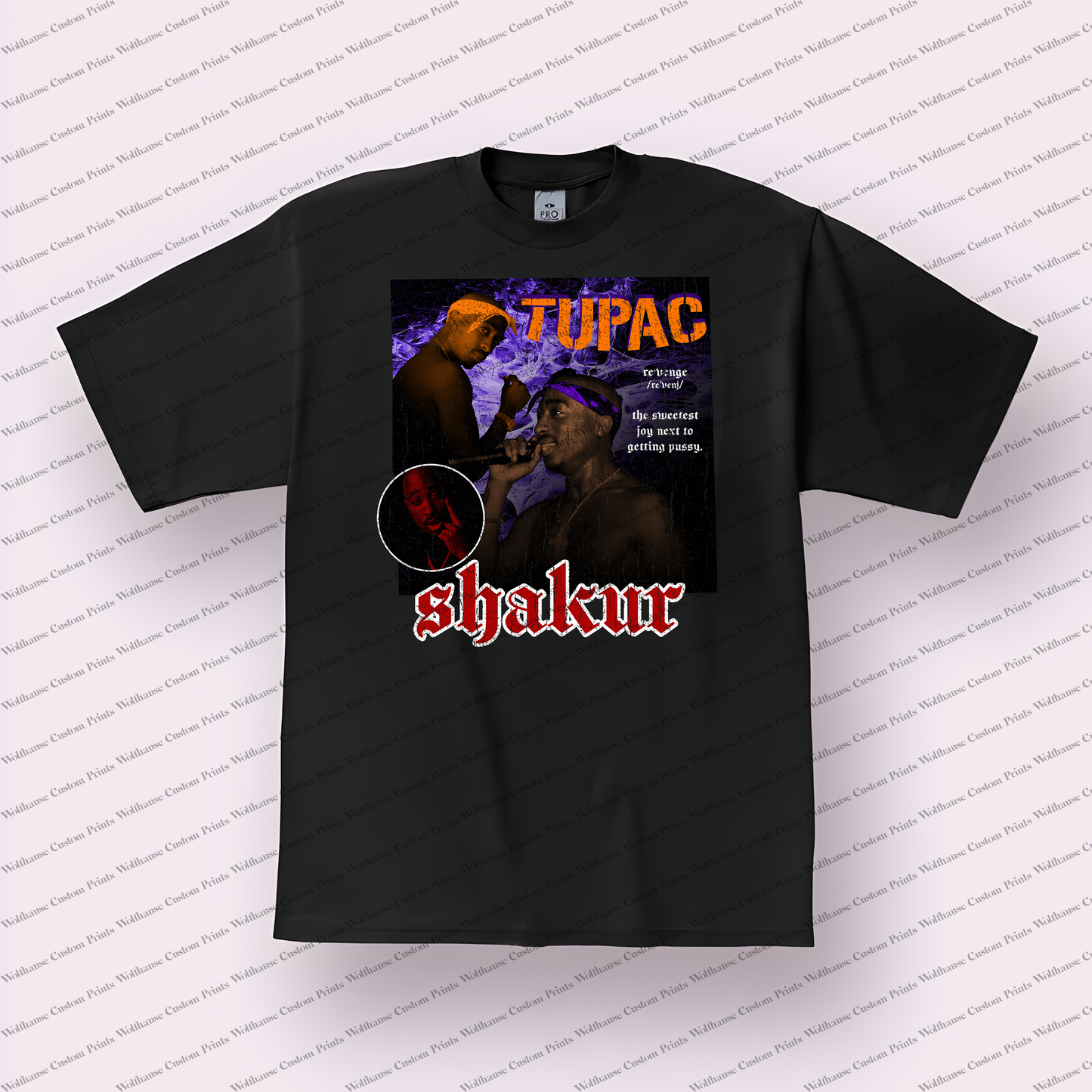 Tupac Distressed Graphic Tee