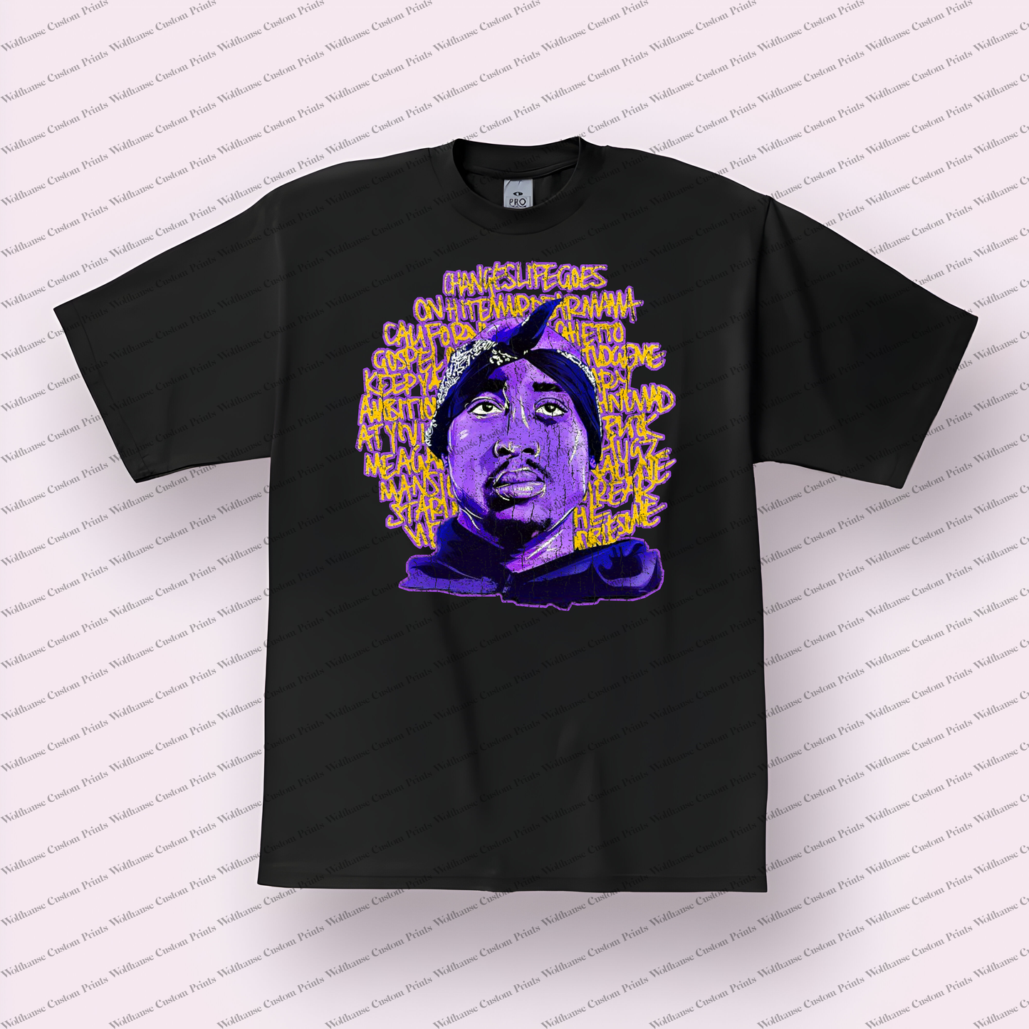 Tupac Distressed Graphic Tee