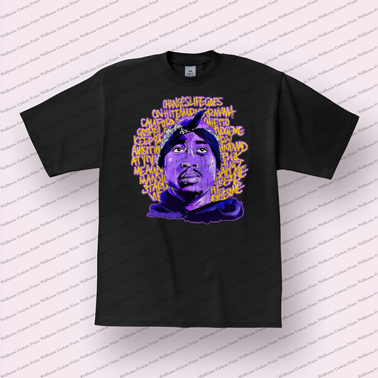 Tupac Distressed Graphic Tee