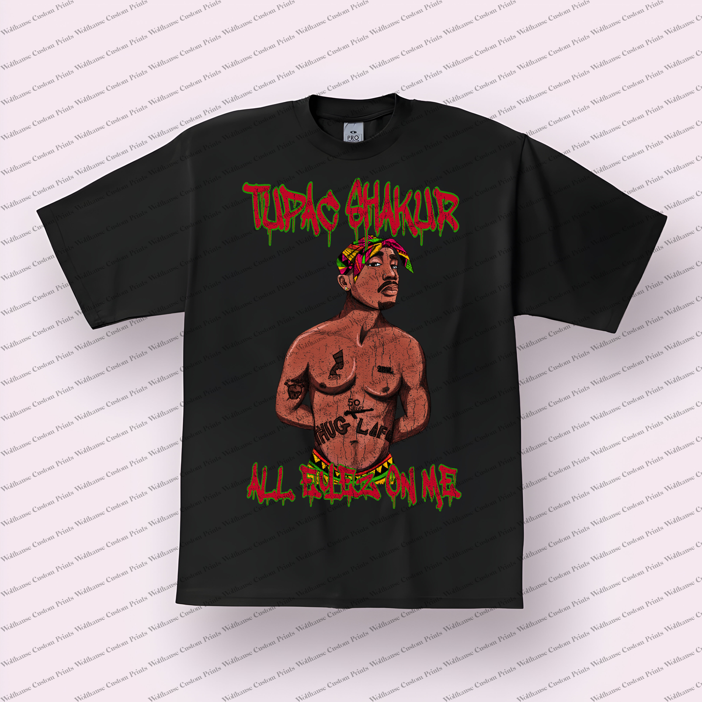 Tupac Distressed Graphic Tee