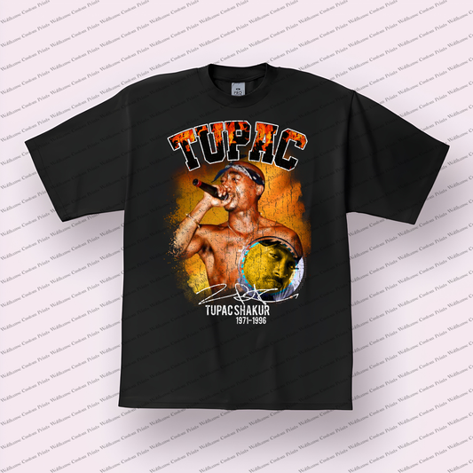 Tupac Distressed Graphic Tee