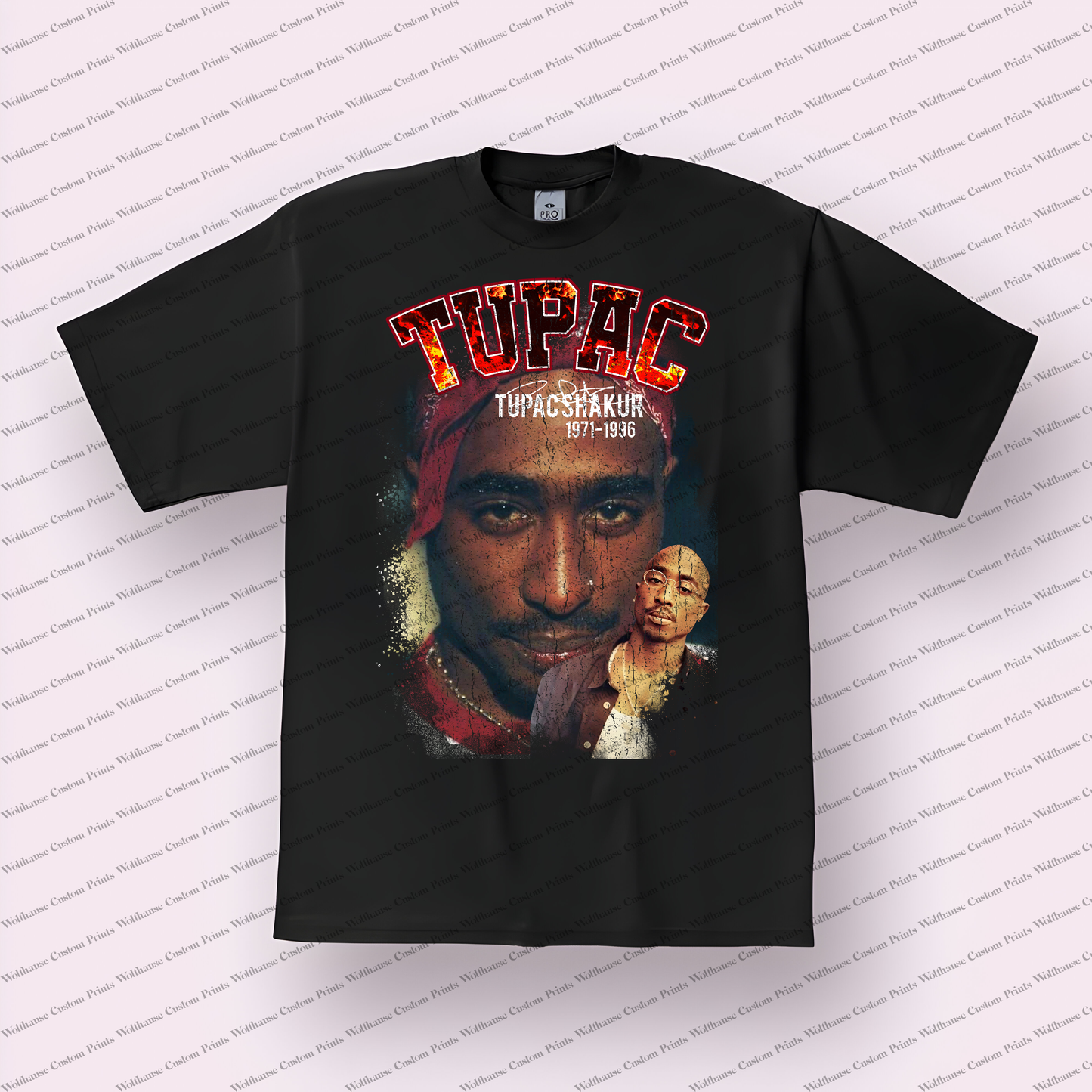 Tupac Distressed Graphic Tee