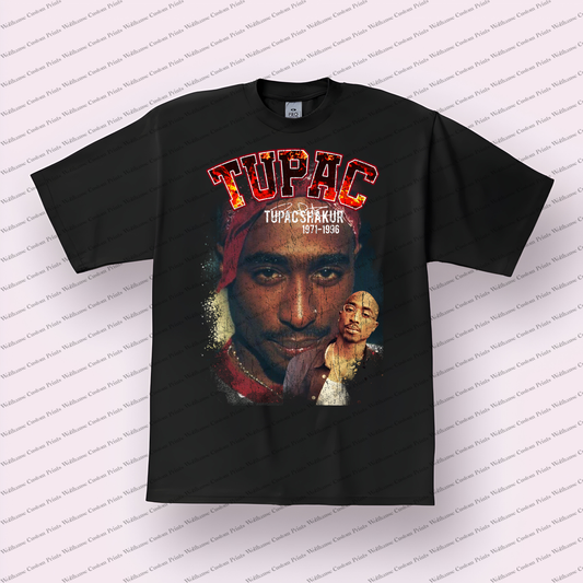 Tupac Distressed Graphic Tee