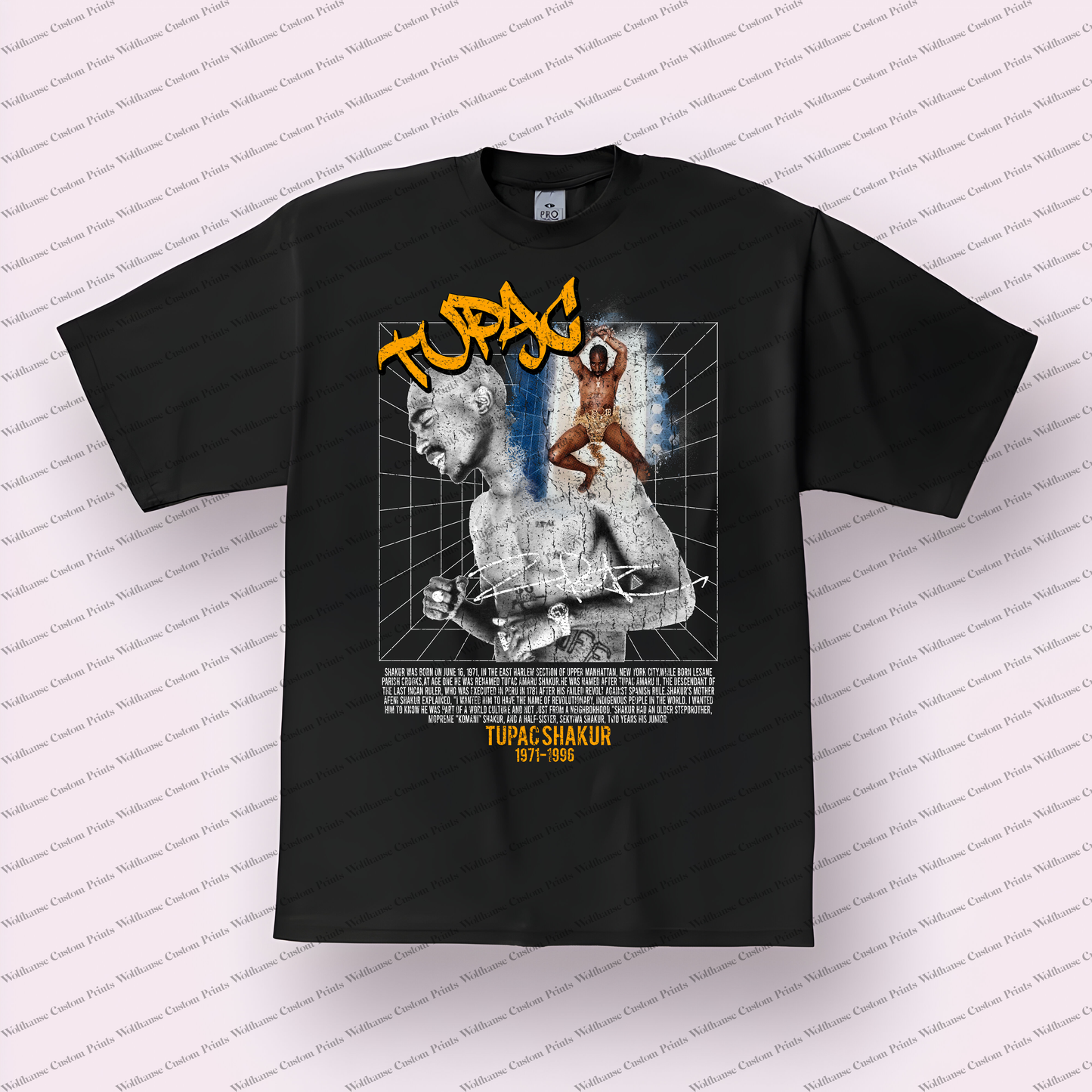 Tupac Distressed Graphic Tee