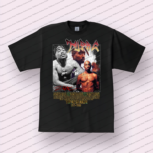 Tupac Distressed Graphic Tee