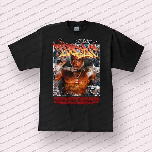 Tupac Distressed Graphic Tee