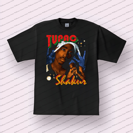 Tupac Distressed Graphic Tee