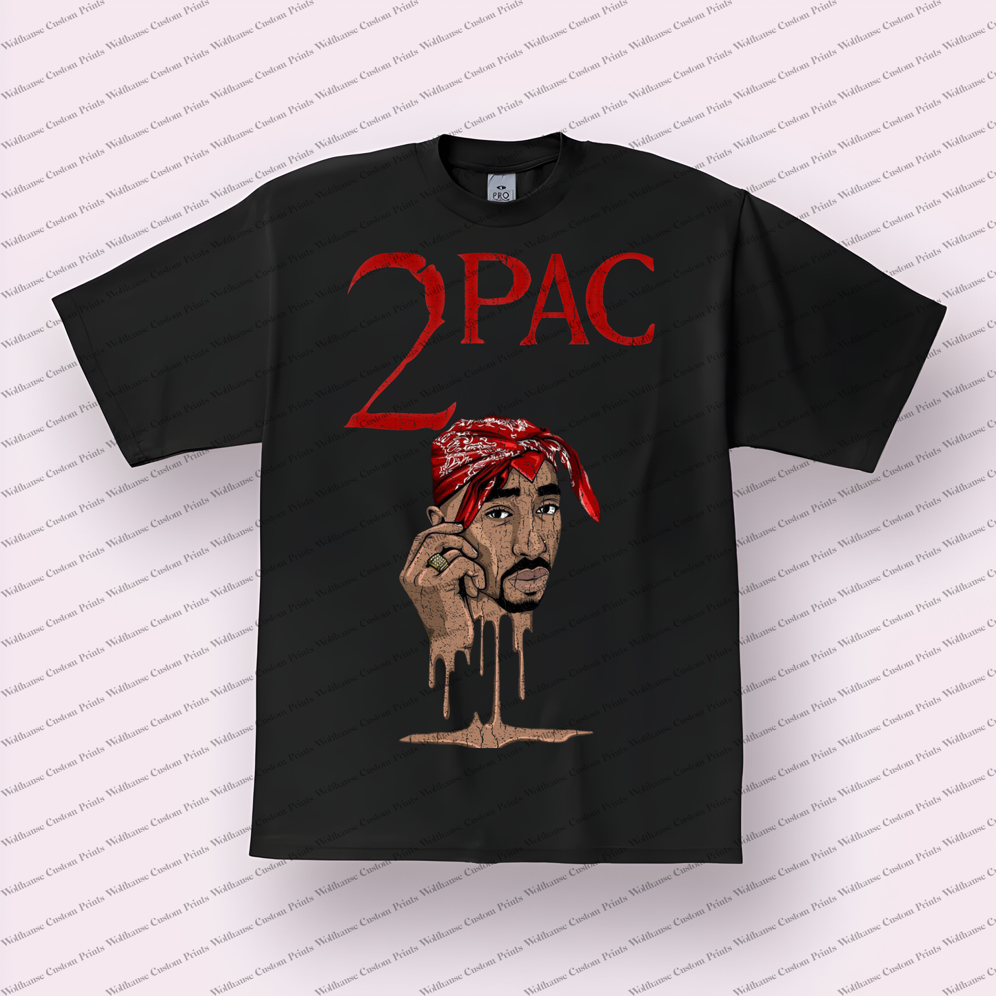 Tupac Distressed Graphic Tee
