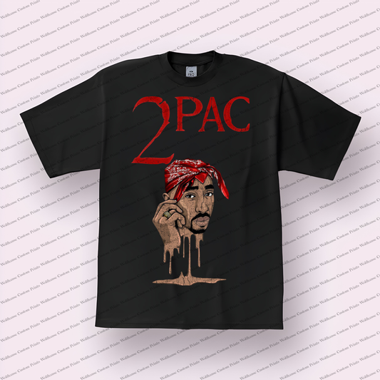 Tupac Distressed Graphic Tee