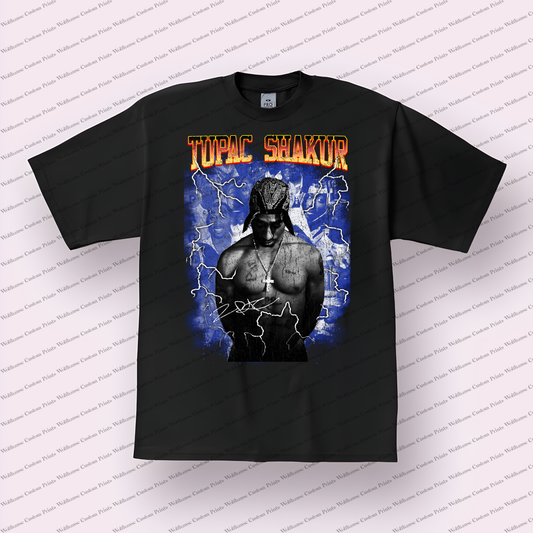 Tupac Distressed Graphic Tee