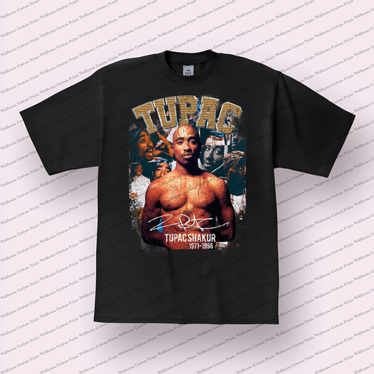 Tupac Distressed Graphic Tee