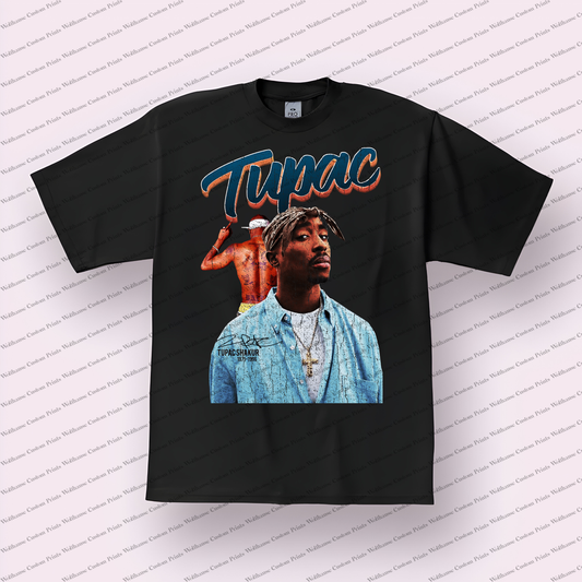 Tupac Distressed Graphic Tee