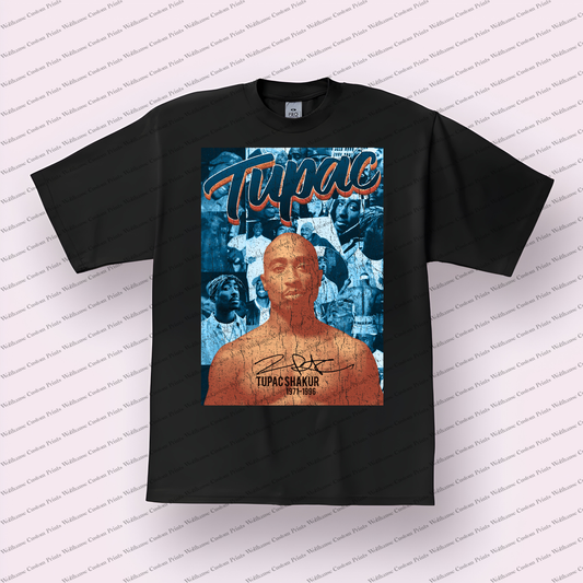 Tupac Distressed Graphic Tee
