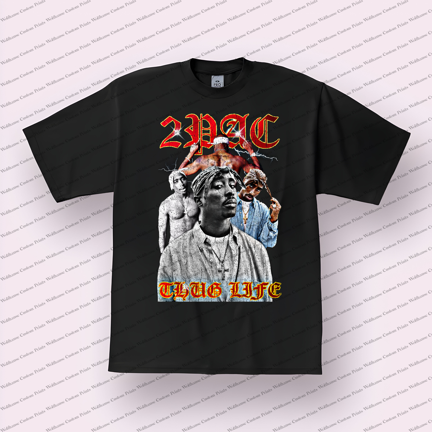 Tupac Distressed Graphic Tee