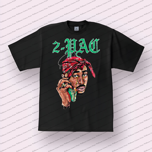 Tupac Distressed Graphic Tee