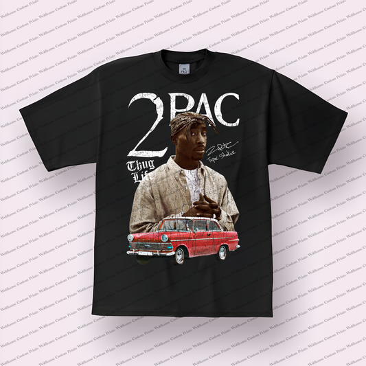 Tupac Distressed Graphic Tee