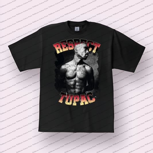 Tupac Distressed Graphic Tee