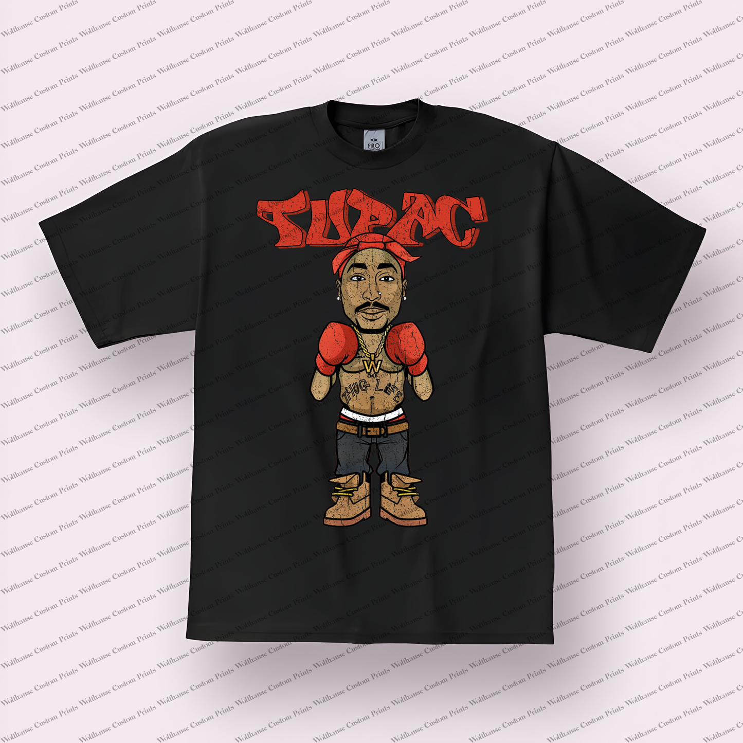 Tupac Distressed Graphic Tee