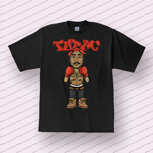 Tupac Distressed Graphic Tee