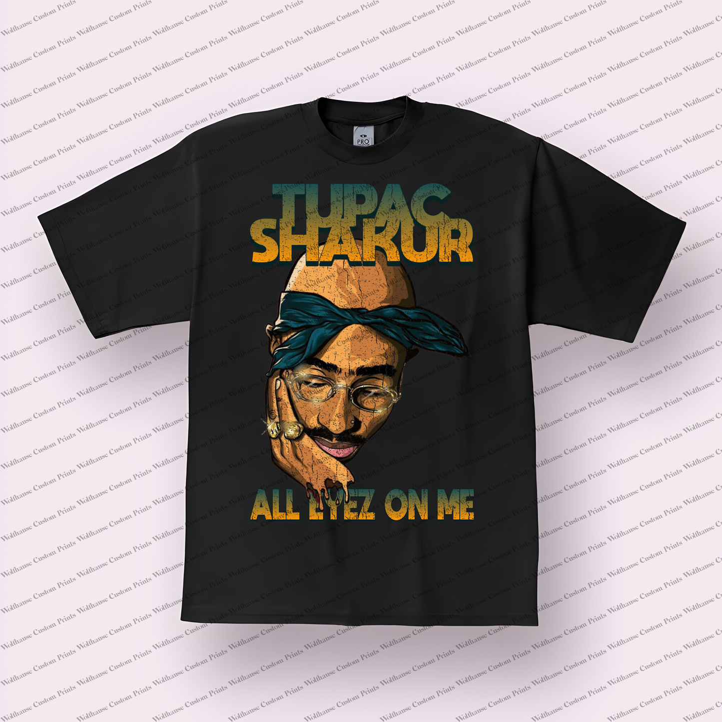 Tupac Distressed Graphic Tee