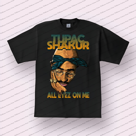 Tupac Distressed Graphic Tee