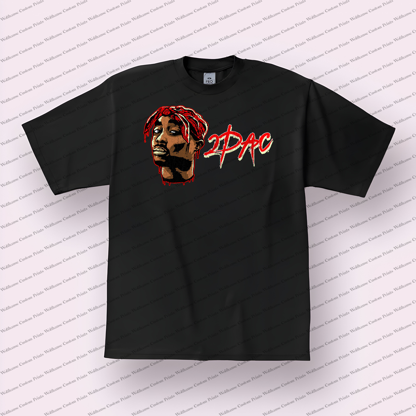 Tupac Distressed Graphic Tee