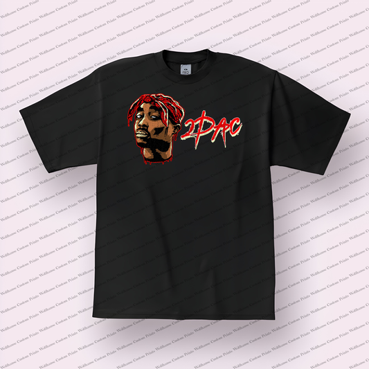 Tupac Distressed Graphic Tee
