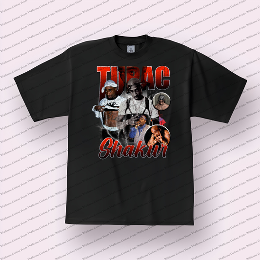 Tupac Distressed Graphic Tee