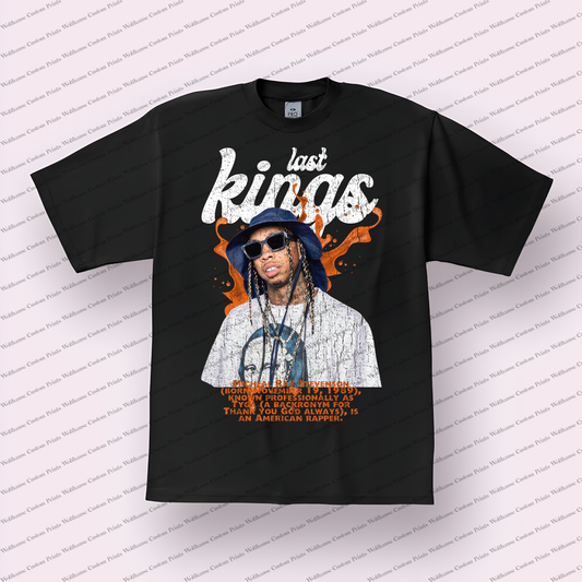 Tyga Distressed Graphic Tee
