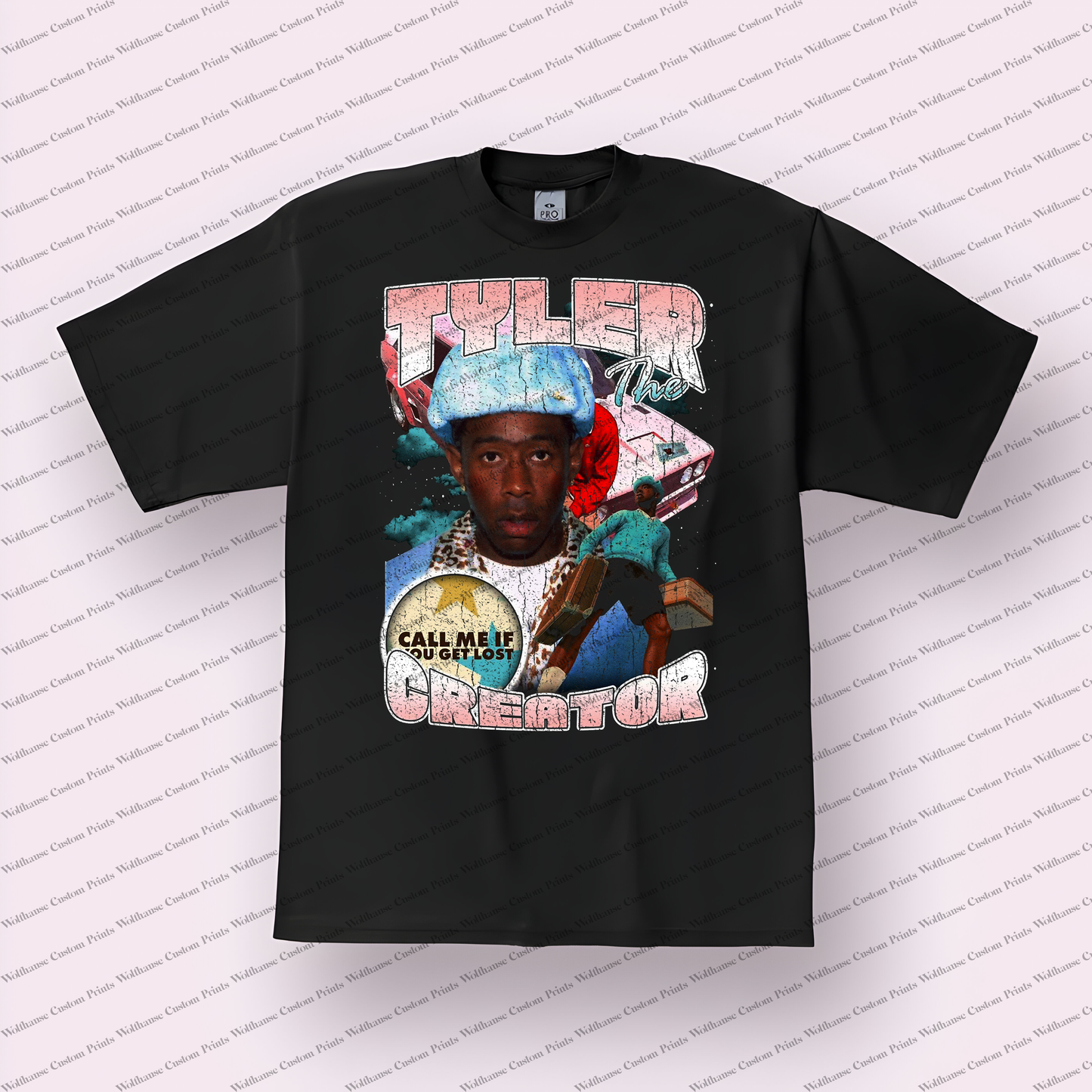 Tylor the Creator Distressed Graphic Tee