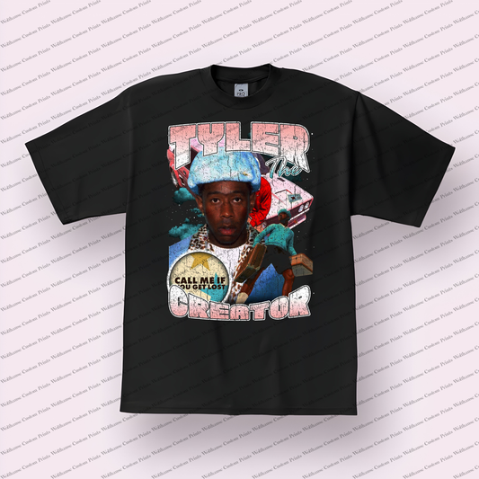 Tylor the Creator Distressed Graphic Tee