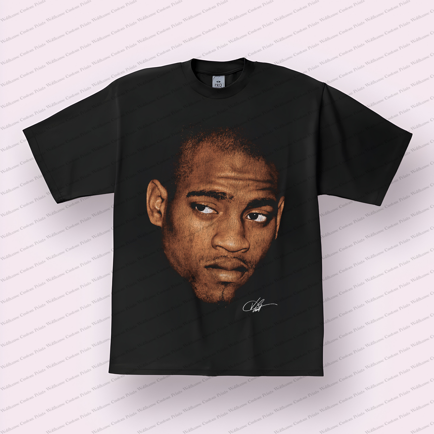 Vince Carter Big Head Distressed Graphic Tee