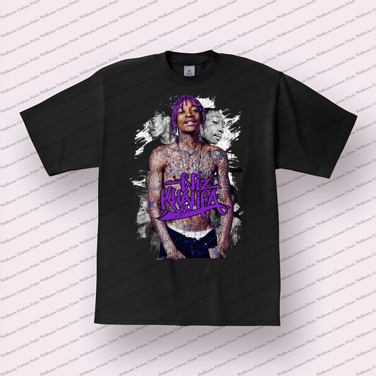 Wiz Khalifa Distressed Graphic Tee