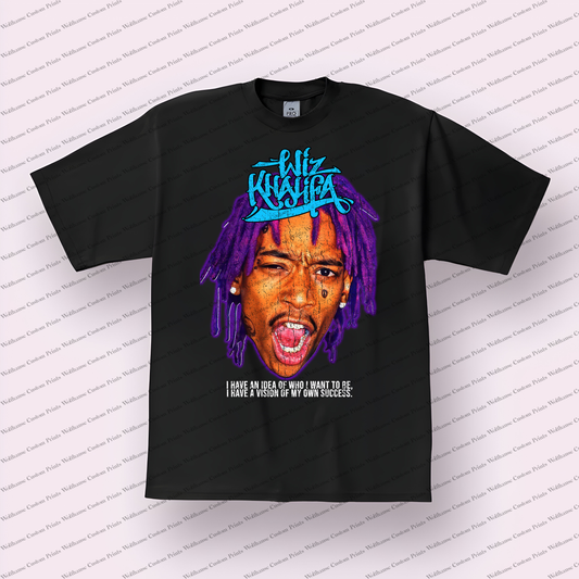 Wiz Khalifa Distressed Graphic Tee