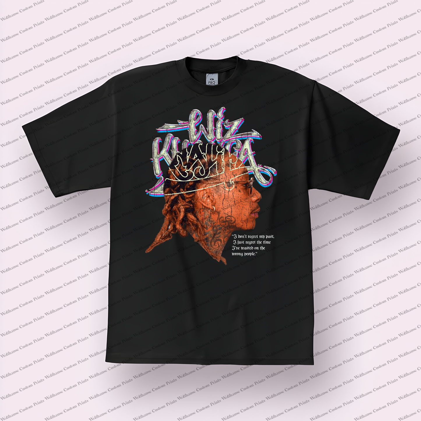 Wiz Khalifa Distressed Graphic Tee