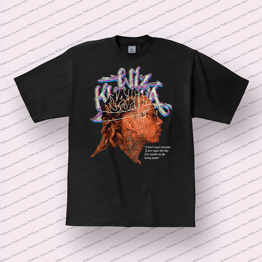 Wiz Khalifa Distressed Graphic Tee