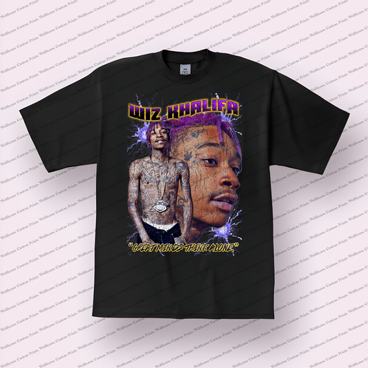 Wiz Khalifa Distressed Graphic Tee