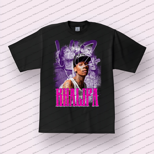 Wiz Khalifa Distressed Graphic Tee