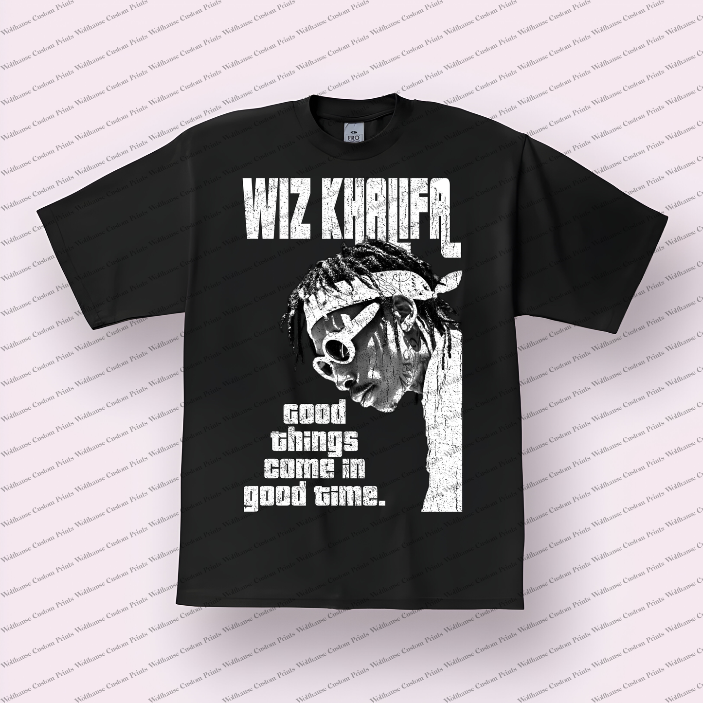 Wiz Khalifa Distressed Graphic Tee