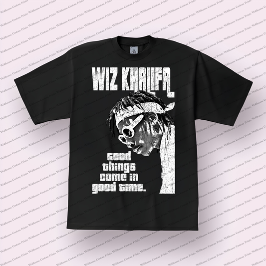 Wiz Khalifa Distressed Graphic Tee