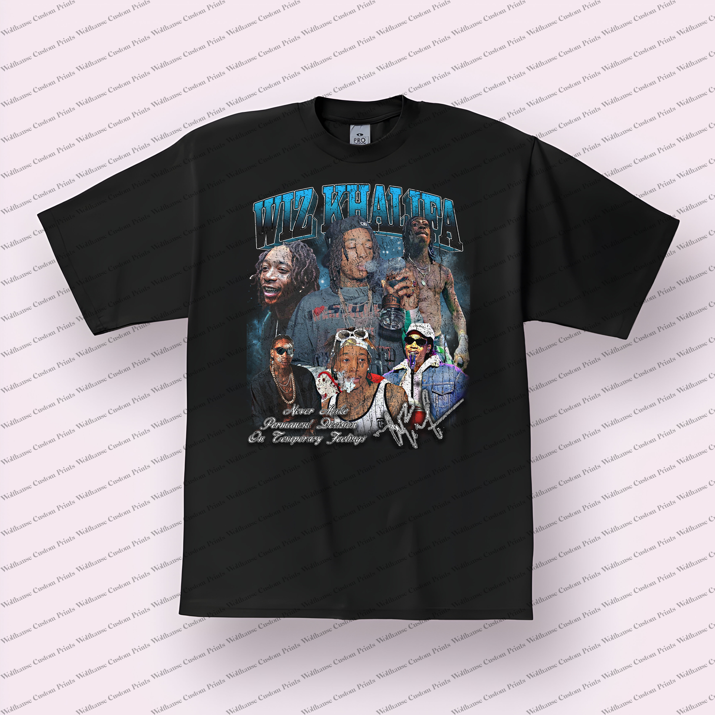 Wiz Khalifa Distressed Graphic Tee