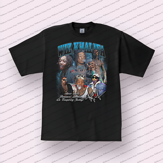 Wiz Khalifa Distressed Graphic Tee