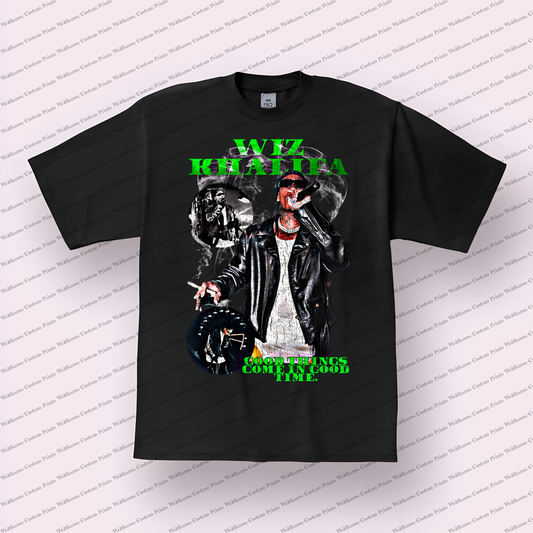 Wiz Khalifa Distressed Graphic Tee
