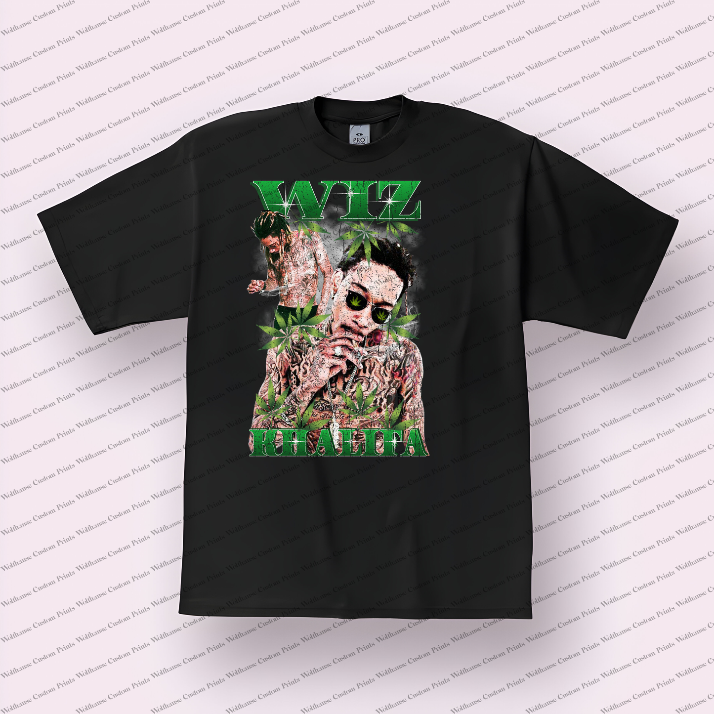 Wiz Khalifa Distressed Graphic Tee
