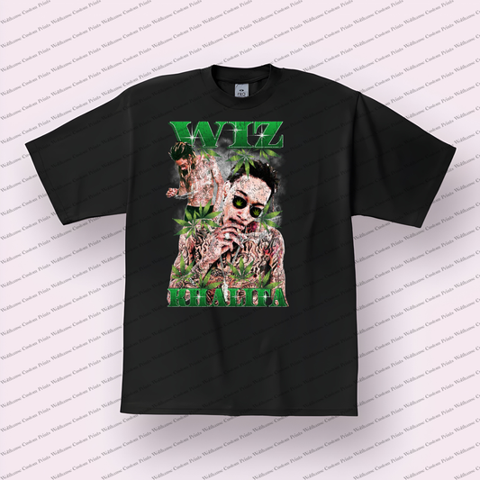 Wiz Khalifa Distressed Graphic Tee